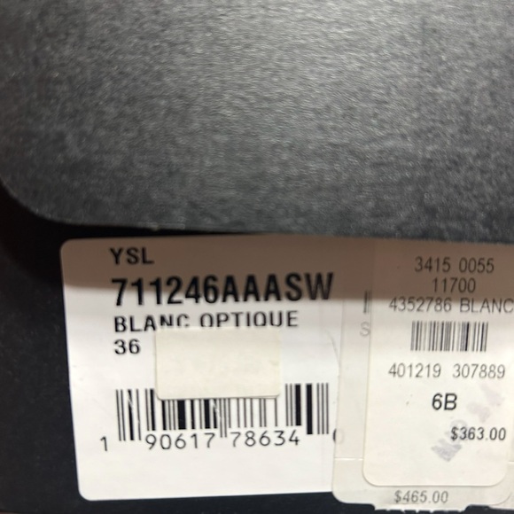 SAINT LAURENT CALFSKIN STUDDED LOW TOP SNEAKERS - Picture 3 of 12